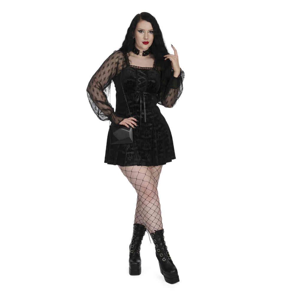 Banned - Bloodletting Short dress - Black